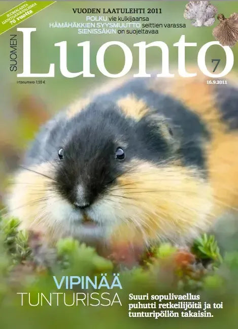 Suomen Luonto 7/2011-Suomen Luonto -lehti-Suomen luonnonsuojeluliiton Luontokauppa