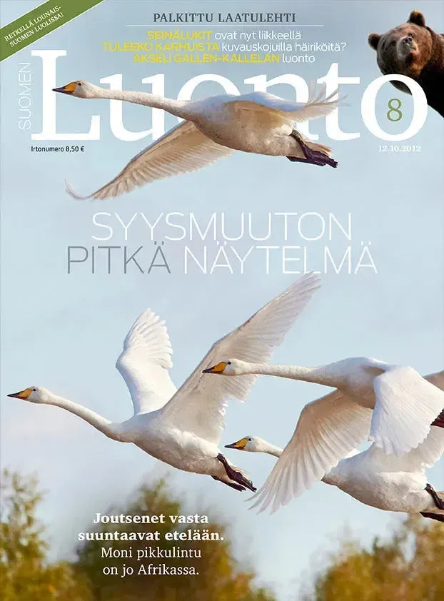 Suomen Luonto 8/2012-Suomen Luonto -lehti-Suomen luonnonsuojeluliiton Luontokauppa