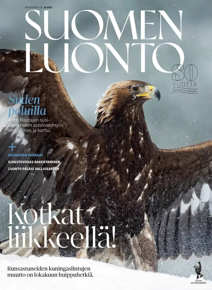 Suomen Luonto 8/2021-Suomen Luonto -lehti-Suomen luonnonsuojeluliiton Luontokauppa