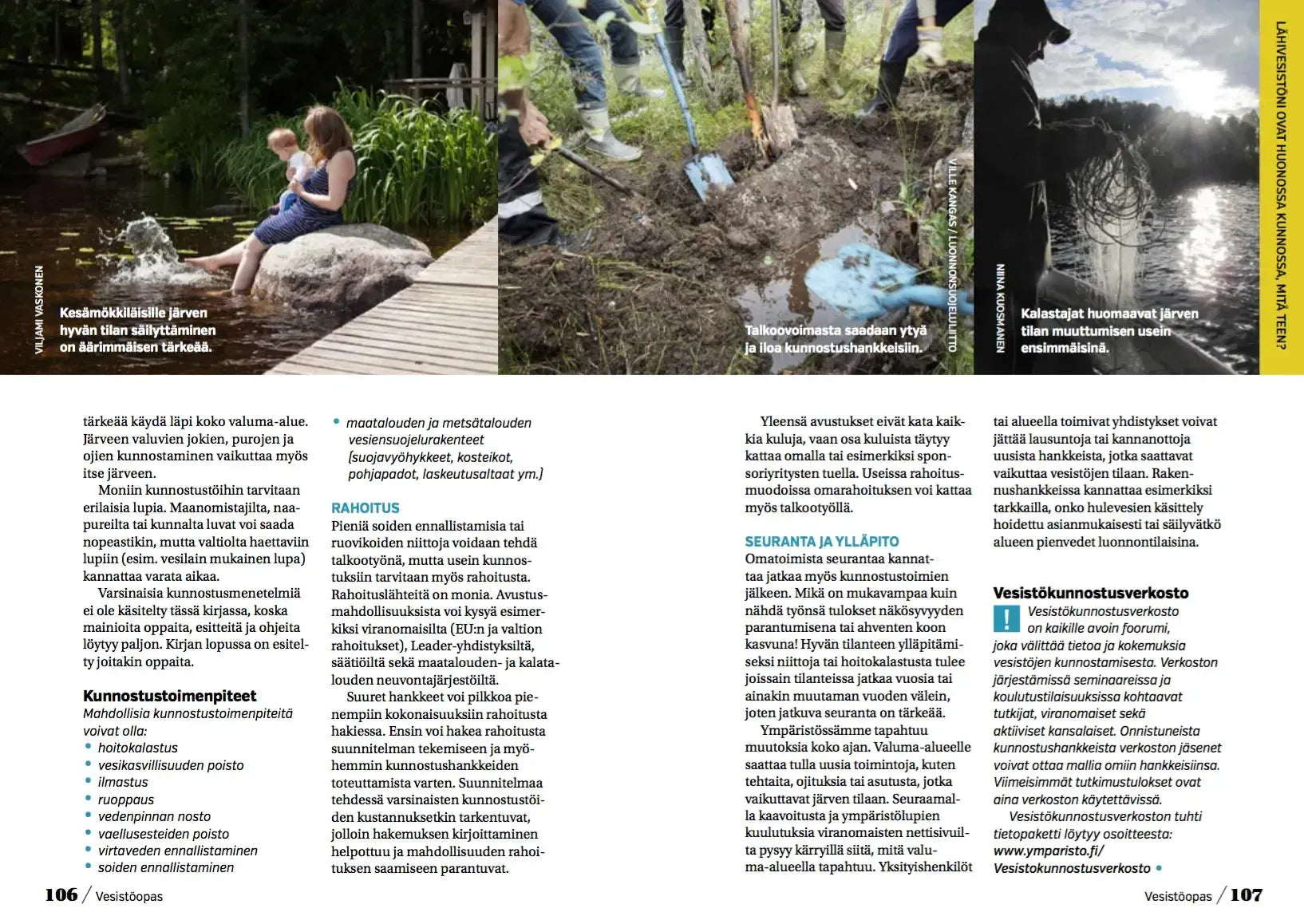 Vesistöopas-Vesistöjä käsittelevät kirjat-Suomen luonnonsuojeluliiton Luontokauppa