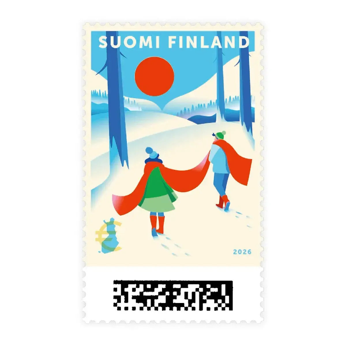 Ystävyyden matkalla -postimerkki-Postimerkit-Suomen luonnonsuojeluliiton Luontokauppa