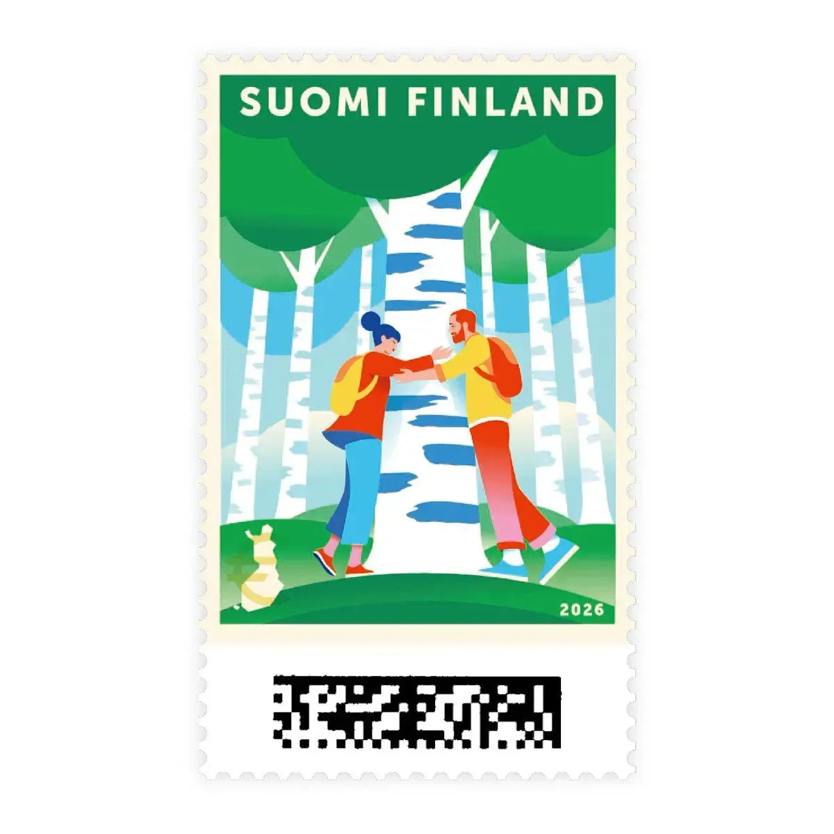 Ystävyyden matkalla -postimerkki-Postimerkit-Suomen luonnonsuojeluliiton Luontokauppa