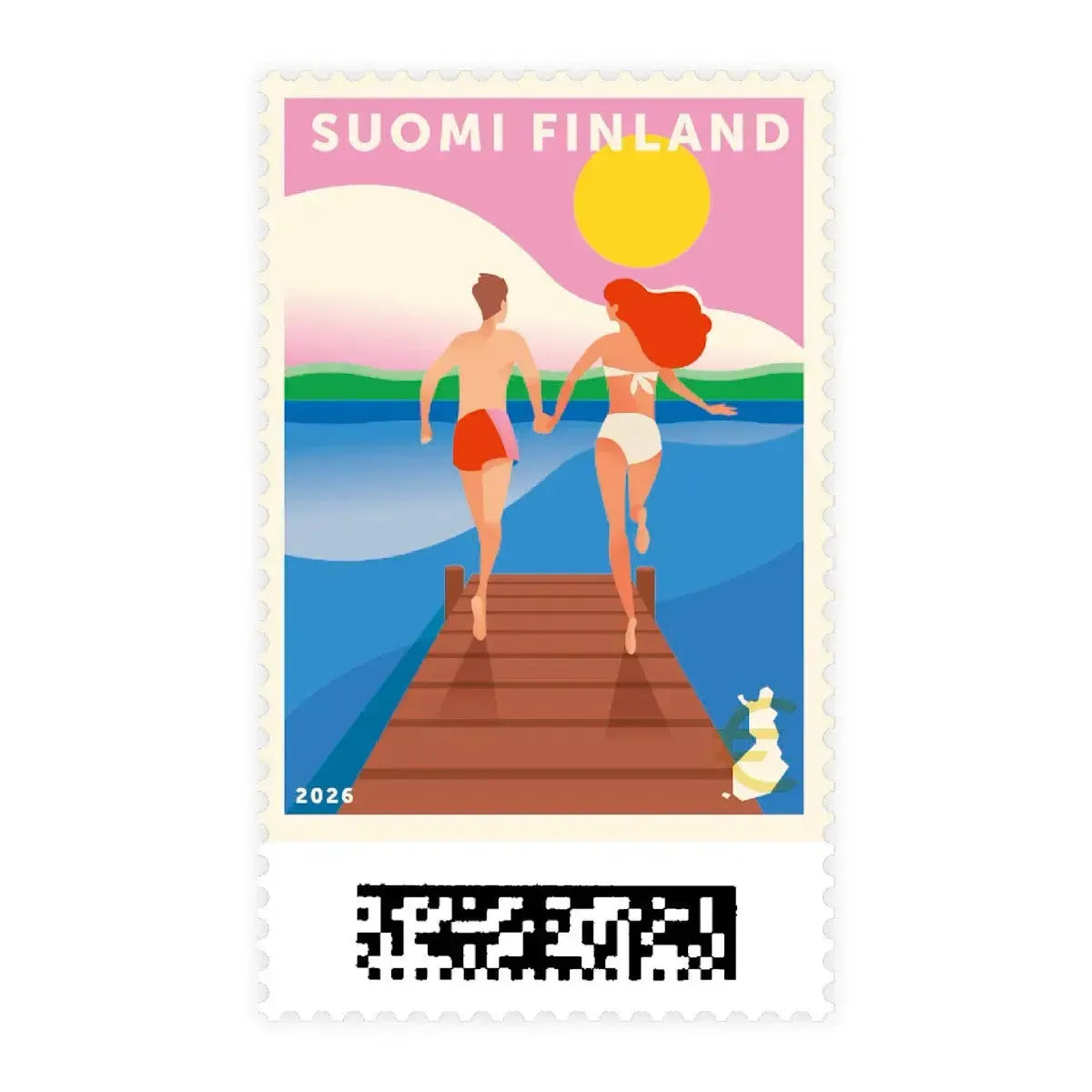 Ystävyyden matkalla -postimerkki-Postimerkit-Suomen luonnonsuojeluliiton Luontokauppa