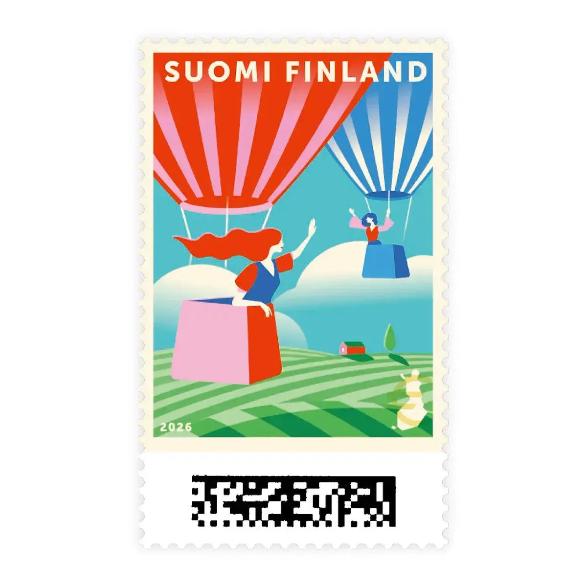 Ystävyyden matkalla -postimerkki-Postimerkit-Suomen luonnonsuojeluliiton Luontokauppa