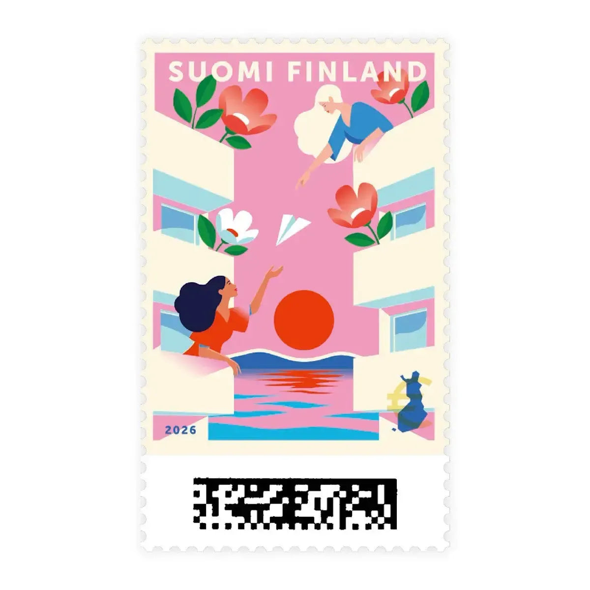 Ystävyyden matkalla -postimerkki-Postimerkit-Suomen luonnonsuojeluliiton Luontokauppa